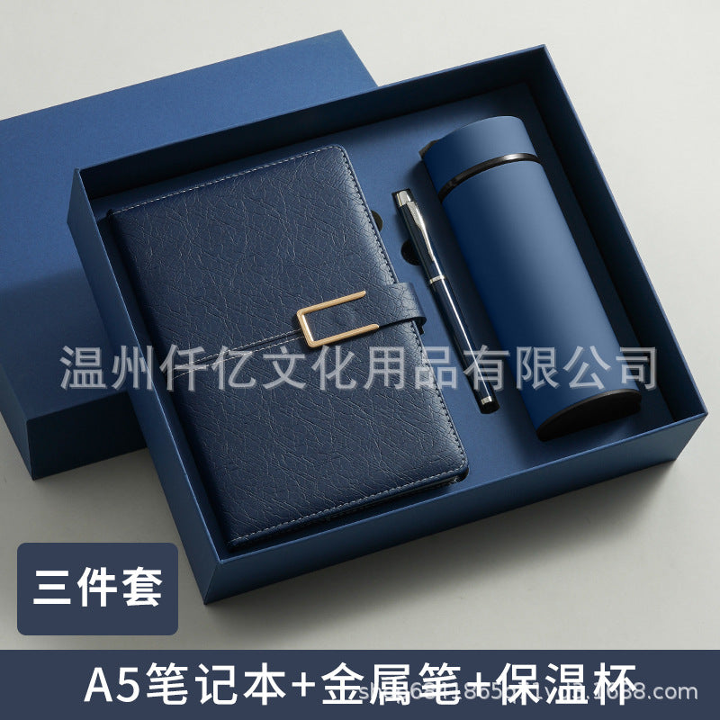 新款笔记本礼盒保温咖啡杯套装伴手礼高档记事本子节假日礼品定制