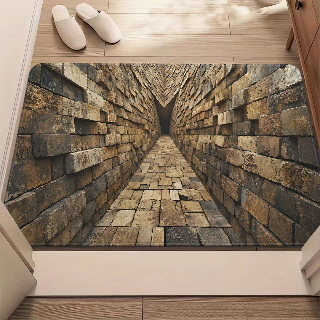 TEMUFloor Mat Home Stain Resistant Durable Entryway Door Mat Foot Mat