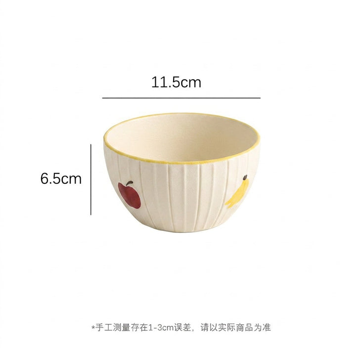 苹果香蕉陶瓷碗盘餐具套装盘子杯子汤碗可爱网红创意礼物餐具套装