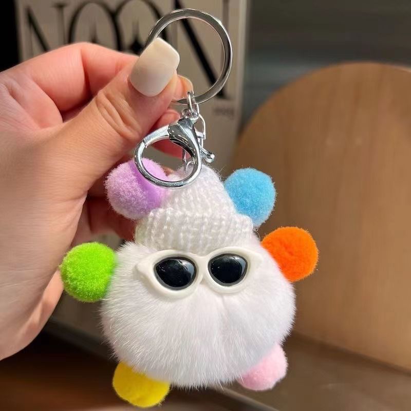 Car Keychain Hanging Ins Cute Plush Doll