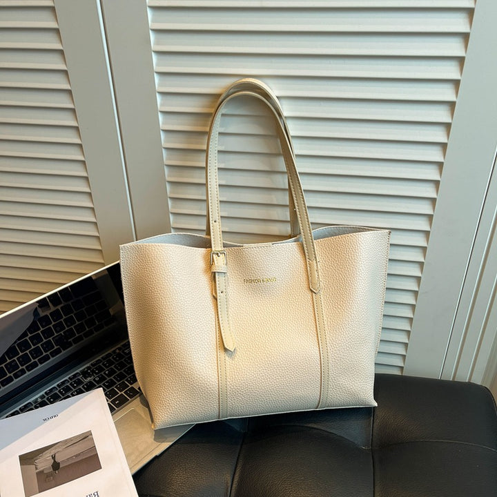 Tote Bag Women Large Capacity Korean Style Minimalist Commuter Spring New Fashion Popular Stylish Shoulder