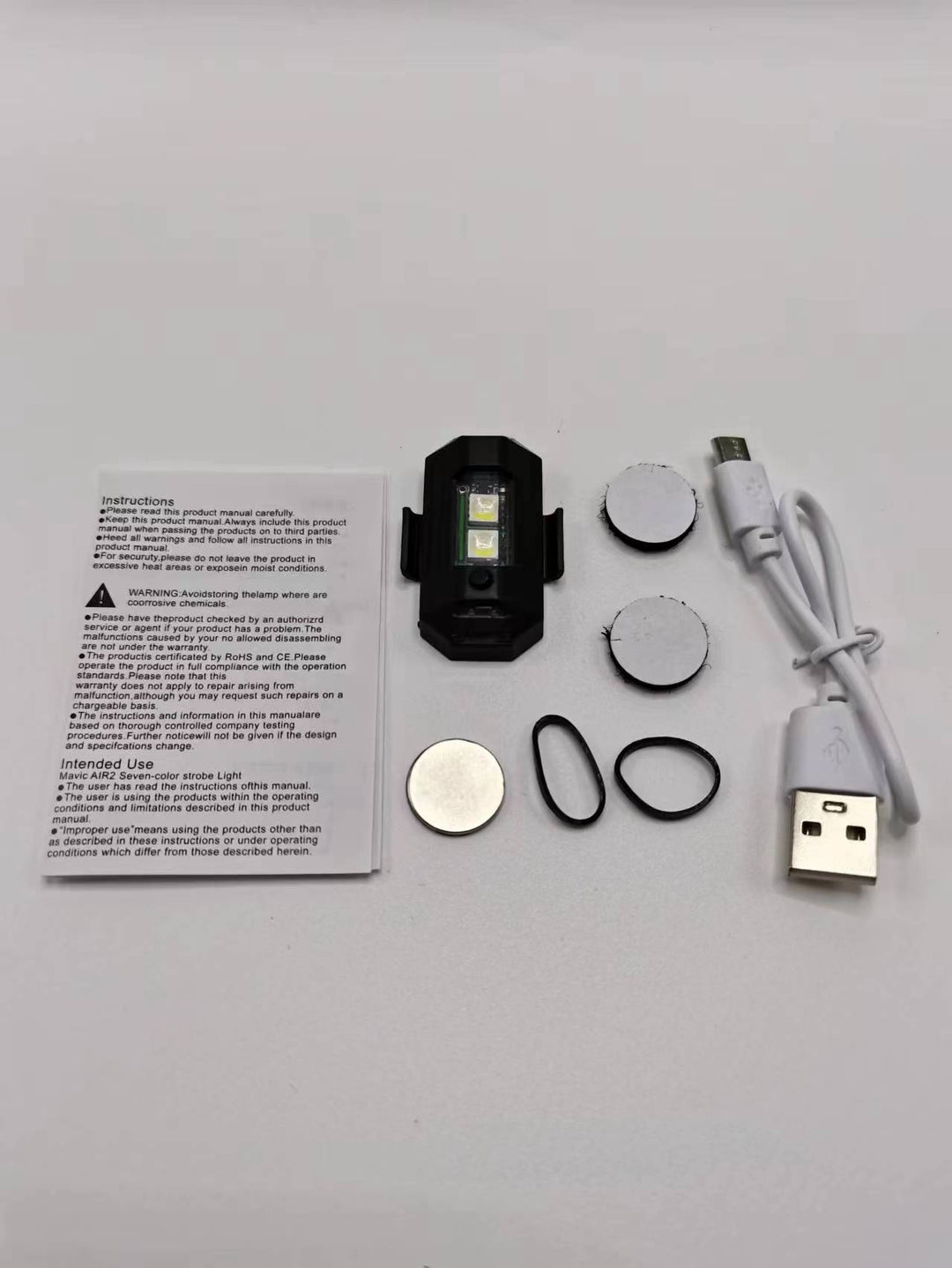 Motorcycle __NS 98__plane Strobe Flash Warning Light – Magnetic Drone Kite Anti-Theft __NS 73