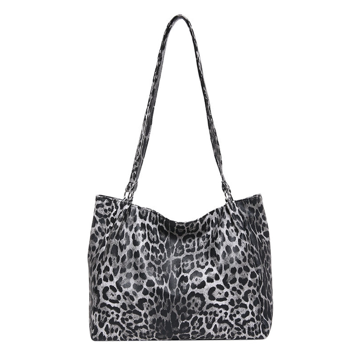 Leopard Print Large Capacity Tote Bag – Women's Shoulder & Handbag
