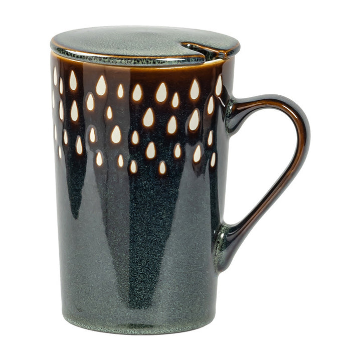 Cup With Lid Large Capacity Water Cup Mug Japanese Style Ceramic Premium Women
