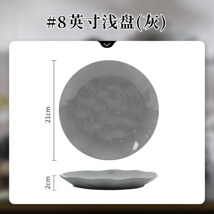 陶瓷餐具碗碟套装家用碗盘子碗筷米饭碗北欧轻奢高级感2024款餐具