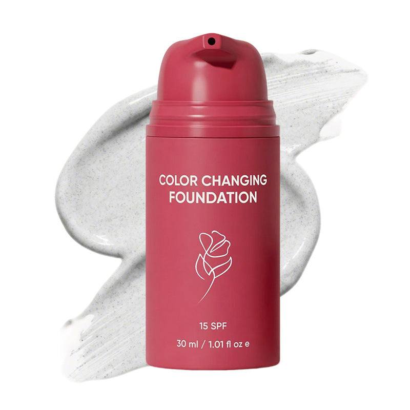 跨境专供奢华变色粉底液Luxe foundation轻透持妆英文包装现货