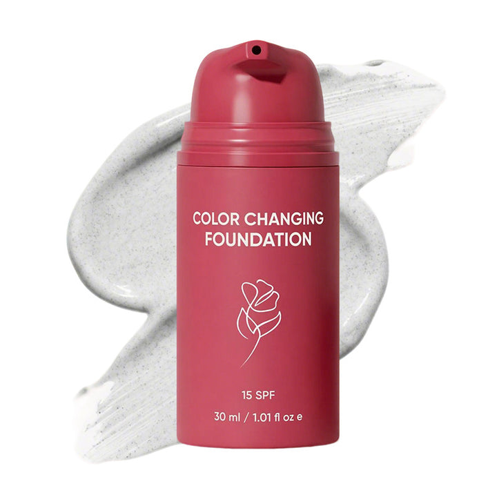 跨境专供奢华变色粉底液Luxe foundation轻透持妆英文包装现货
