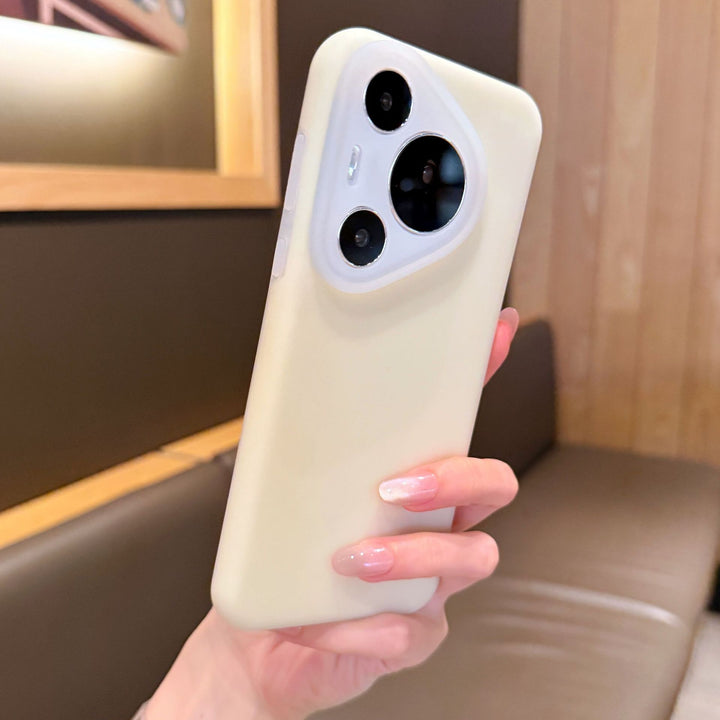 Liquid Silicone Jellyfor Huawei Pura 70 Full Coverage Phone Case Huaweimate 60 Solid Color Shockproof