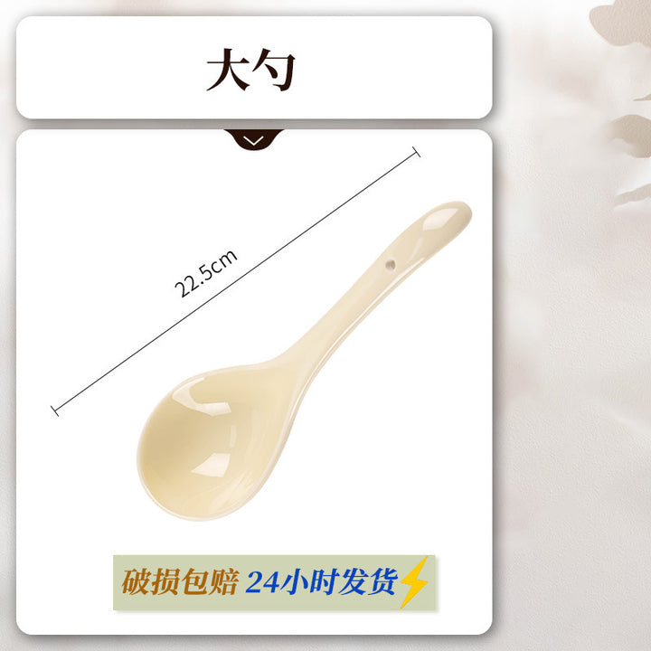 Bowl & Plate Home Set Premium Design High Temperature Underglaze Cream Style Ceramic Tableware Home Wholesale