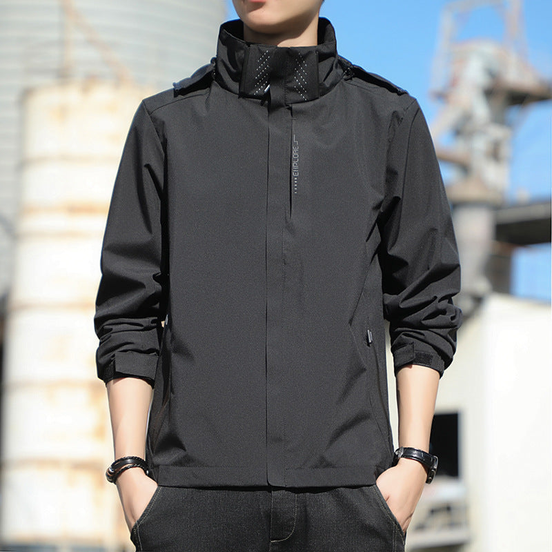 Men's Spring Men Casual Waterproof Sports Versatile Jacket Men