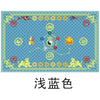 七星九运过门垫新款太极五行开运五帝钱转运黄色地垫招财神兽脚垫