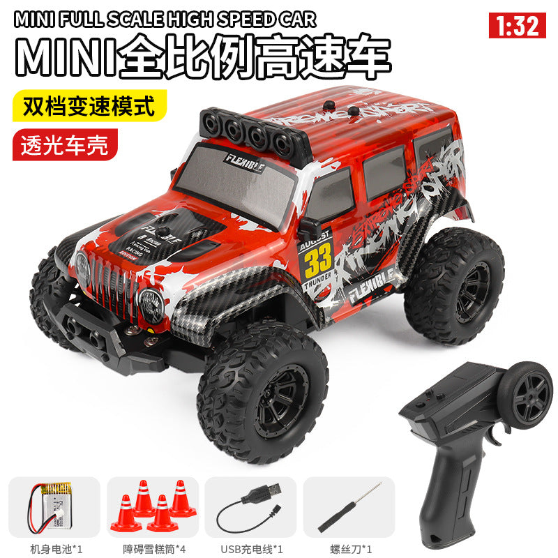 跨境1:32mini摄像遥控车Rc car比例油门迷你高低速越野竞速高速车