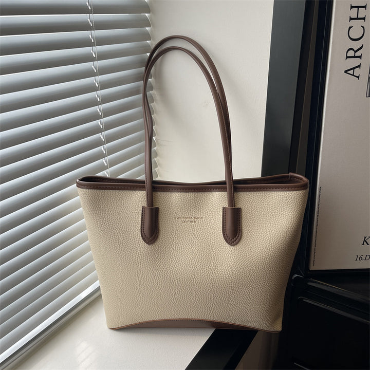 Large Capacity Retro Single Shoulder Bag – Women's Cross-Border Fashion Bag