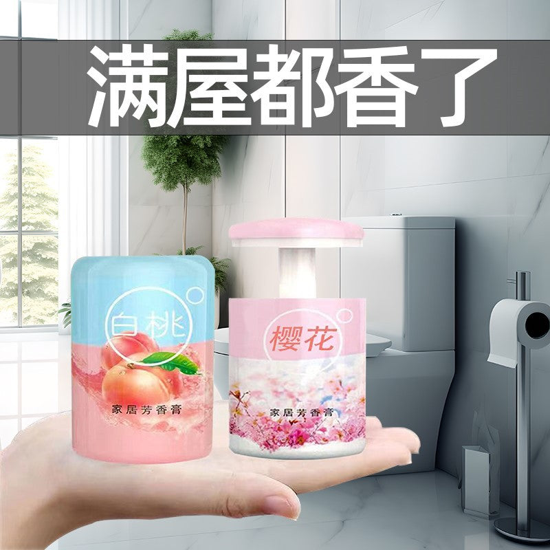 Flameless Solid Home & Car Fragrance – Premium Air Freshener for Bedroom, Bathroom & Car