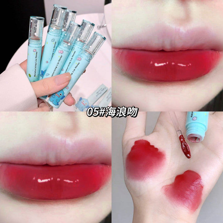 kekemood萌宠丑鱼水润唇蜜持色镜面唇釉保湿滋润显色淡唇纹美唇膏