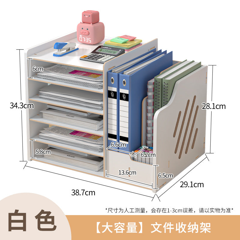 Multi-Layer Desktop Drawer Storage Box with Lock – Office Desk Organizer