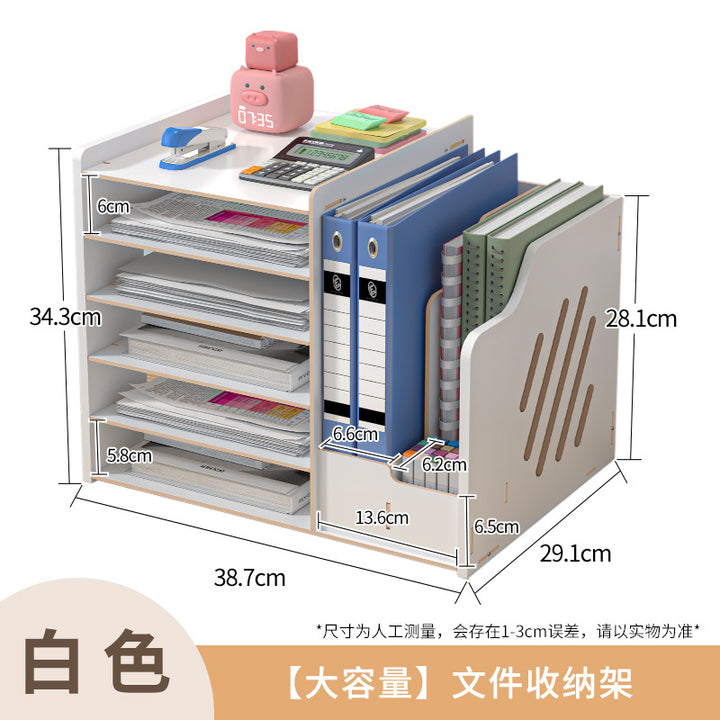 Multi-Layer Desktop Drawer Storage Box with Lock – Office Desk Organizer