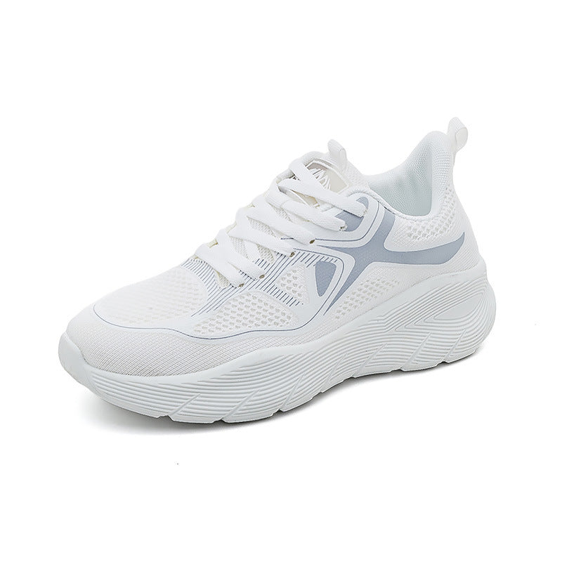 Spring New Sneakers Women Couple Versatile Thick Casual Breathable Running Shoes Small Shoesf 8829