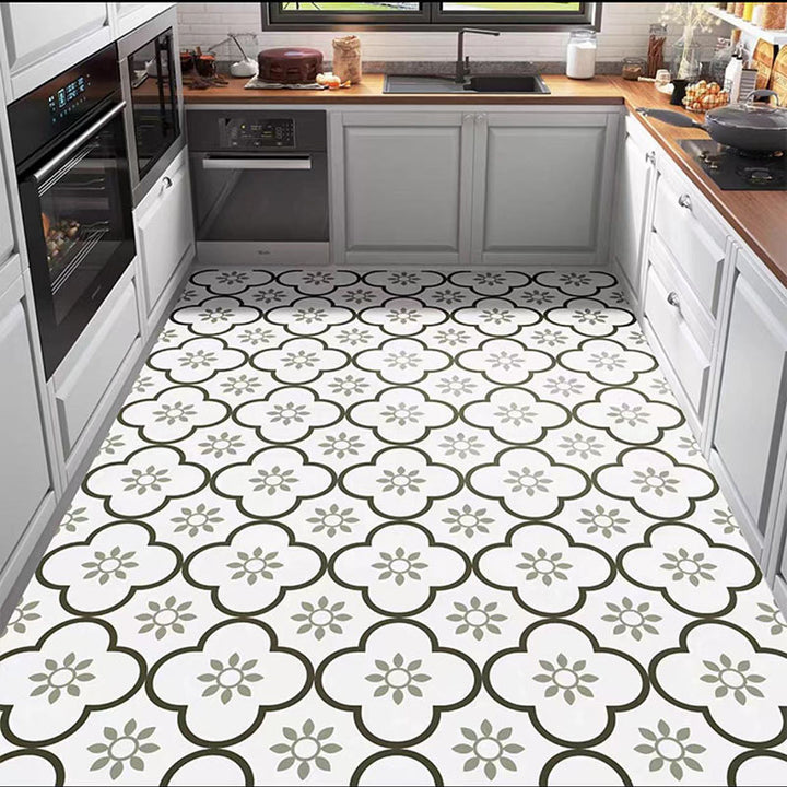 Leather Floor Mat Kitchen Waterproof Floor Mat Home