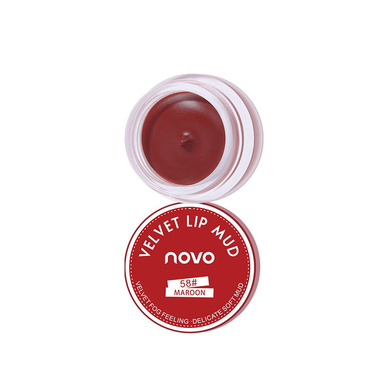 NOVOJelly Lip Mud Lip Gloss Matte Brightening Lipstick