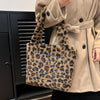 2024秋冬新款毛绒托特包日系小熊大容量单肩包百搭学生上课手拎包