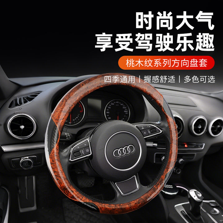 Car Steering Wheel Cover All Season Universal Non Slip Decor Grip Cover Unisex Universal