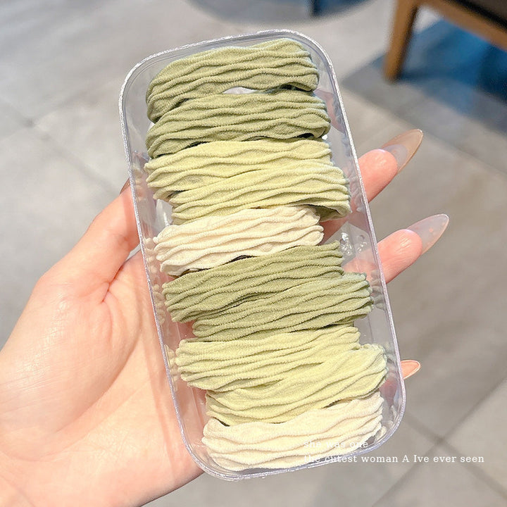 彩色皮筋不伤发高弹力耐用发绳扎头发发圈女儿童宝宝头饰头绳皮套