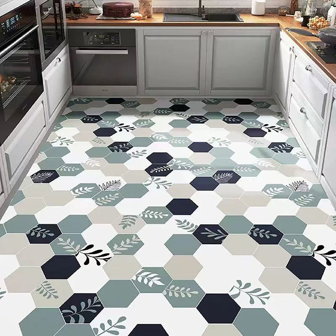 Leather Floor Mat Kitchen Waterproof Floor Mat Home