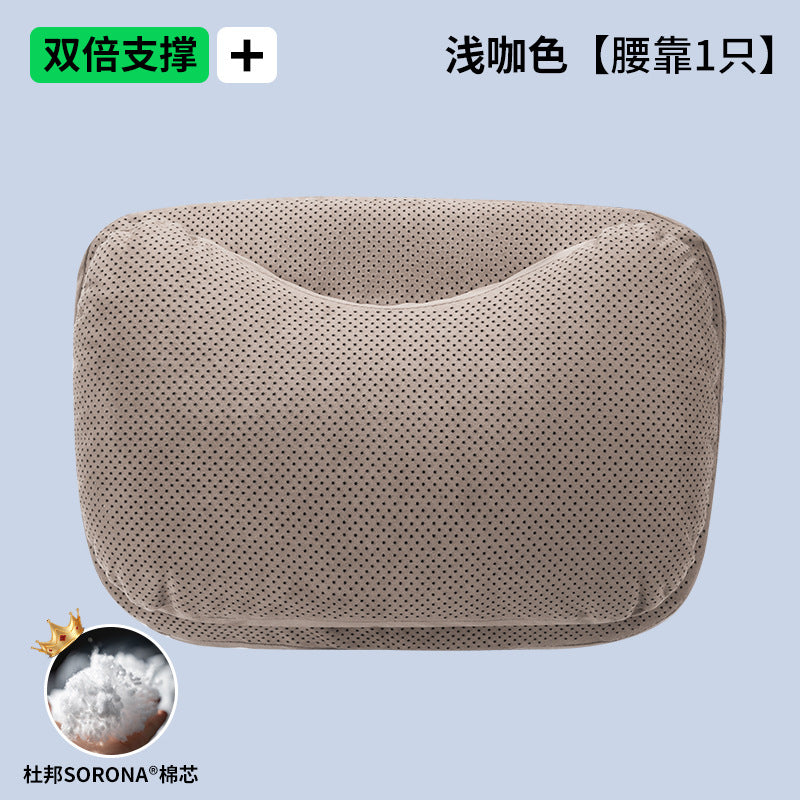 Car Pillow Premium Feel Breathable Cotton Neck Pillow Car Pillow