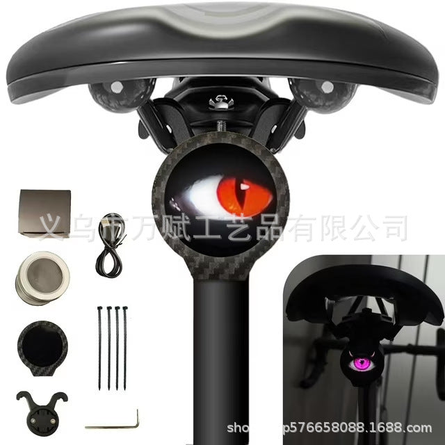 新款Programmable Eyes Rear Bike Lights可编程眼睛自行车后灯
