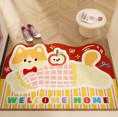 Small Dog Floor Mat Entryway Door Mat Non Slip Foot Mat Entryway Carpet Comfortable