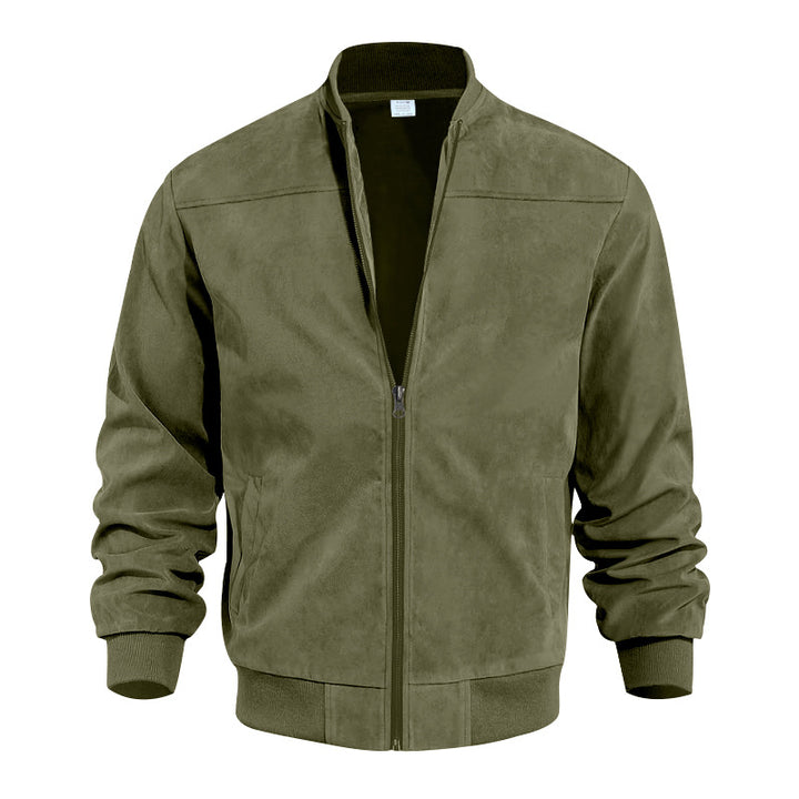 Men Casual Vintage Long Sleeve Cardigan Jacket Men