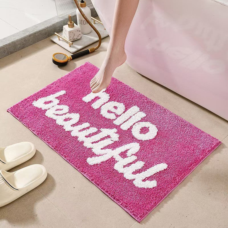 Creative Floor Mat Non Slip Durable Foot Mat Entryway Entryway Cleanse Door Mat
