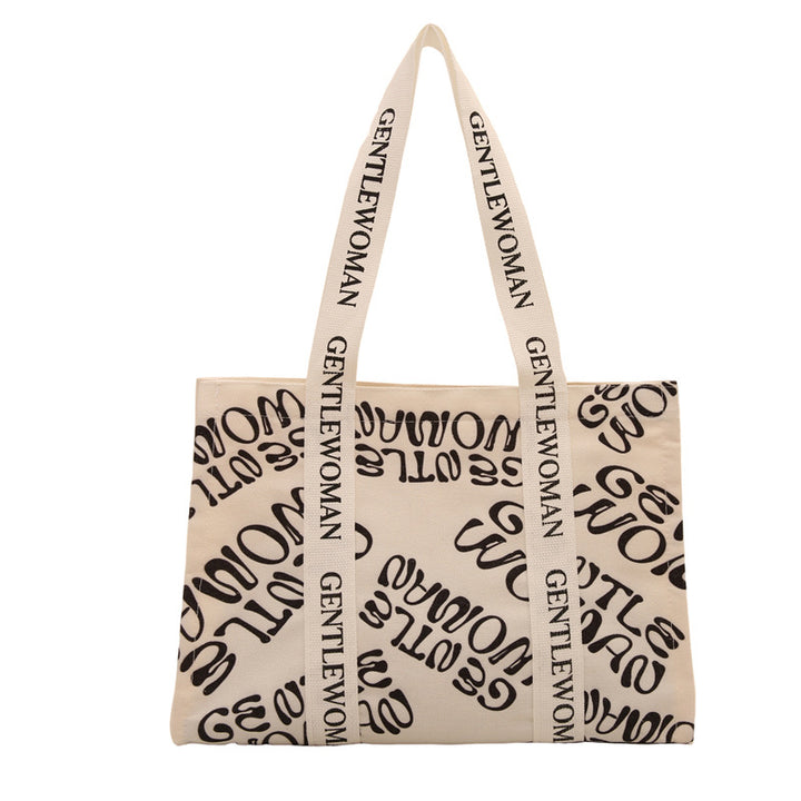 New Canvas Large Capacity Womenins Commuter Tote Bag
