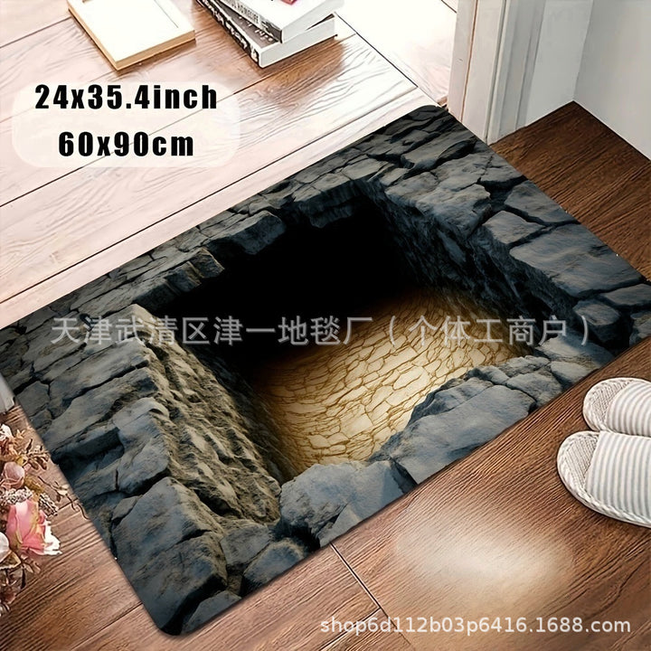 temu Drop Shipping 3 DEntryway Entryway Floor Mat Door Mat Stain Resistant Durable Floor Mat