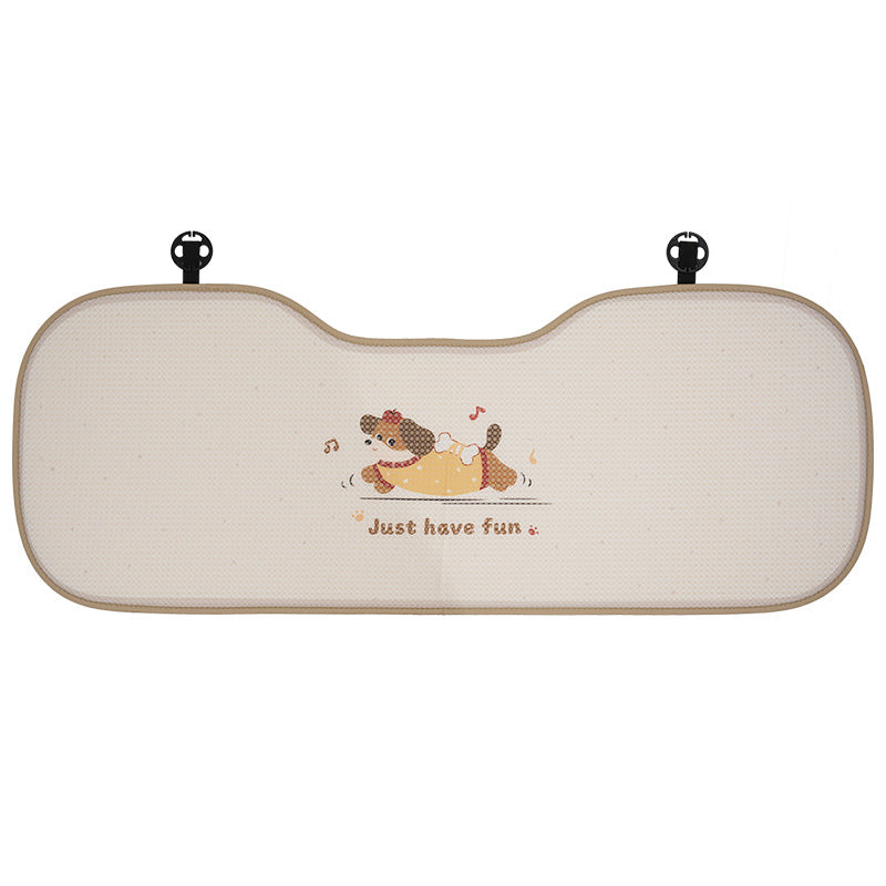 汽车坐垫通用四季可爱卡通车载透气座椅套创意汽车内饰座椅坐垫