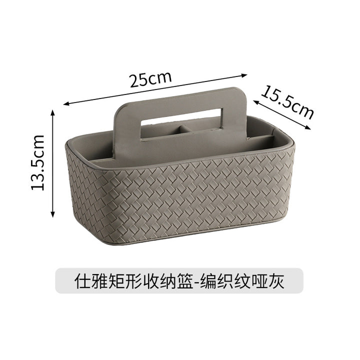 手提遥控器收纳盒高级创意客厅茶几桌面分类整理盒皮质玄关收纳盒