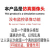 跨境现货红外假监控摄像头室内海螺led假模型带灯白色车载监控器
