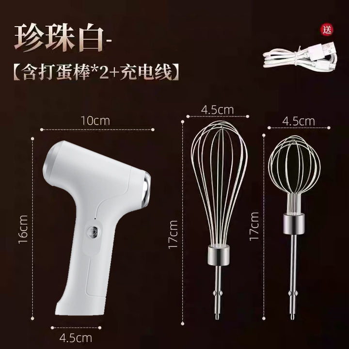 家用烘焙无线手持电动打蛋器打发奶油搅拌厨房烘焙小工具蛋清打发