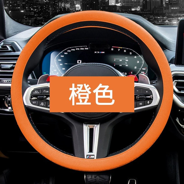 Drop Shipping Car Silicone Steering Wheel Cover Fashion Non Slip Silicone Grip Cover Moisture Wicking Univers
