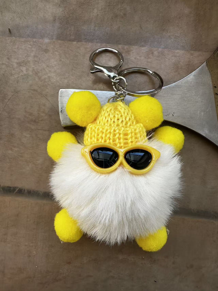 Car Keychain Hanging Ins Cute Plush Doll