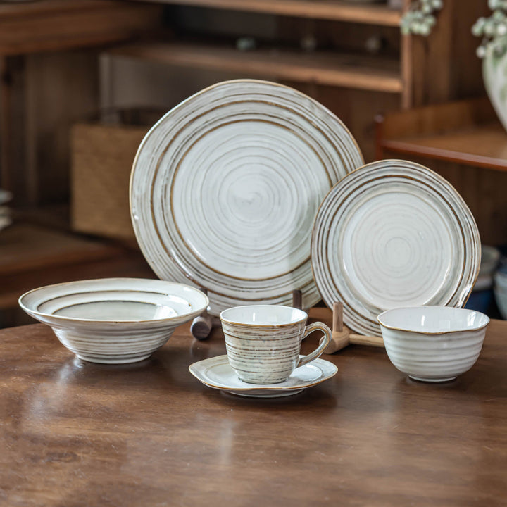 Bowl & Plate Set Ceramic Plate Tableware Wholesale Plate Home Bowl Premium Feel Cup Bowl Bowl