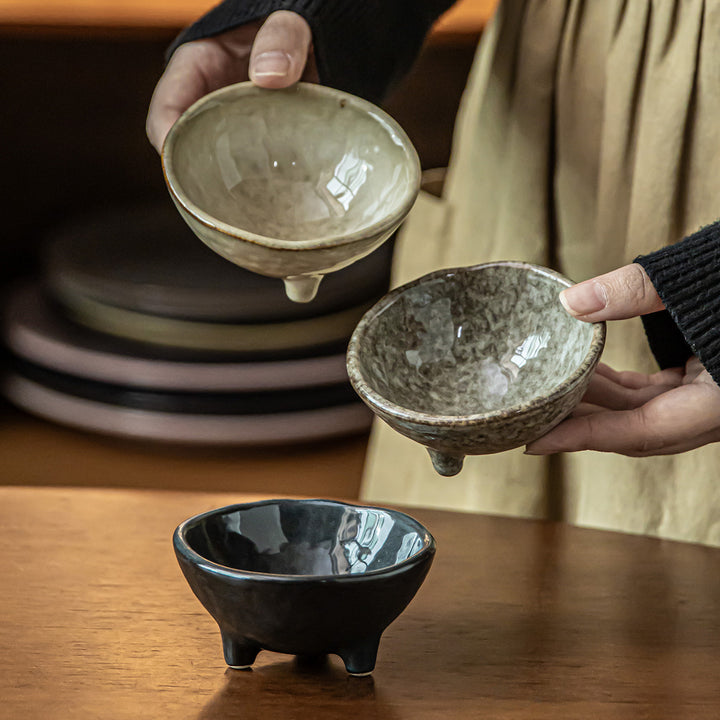 Dish Japanese Style Ceramic Dish Home Pot Special Small Bowl Creative Tableware Dish Dish