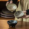 蘸料碟日式陶瓷碟子家用火锅专用调料小碗餐厅创意餐具味碟吐骨碟