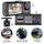 HD Rear View 3-Lens Car Dash Cam – Phone Connected Vehicle Recorder