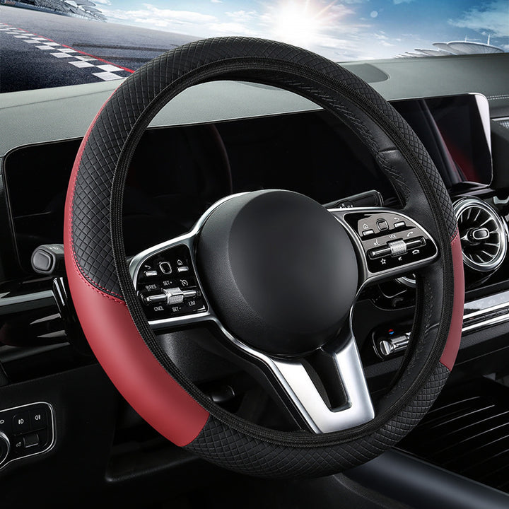 Car Steering Wheel Cover Leather All Season Universal Grip Cover Wholesale