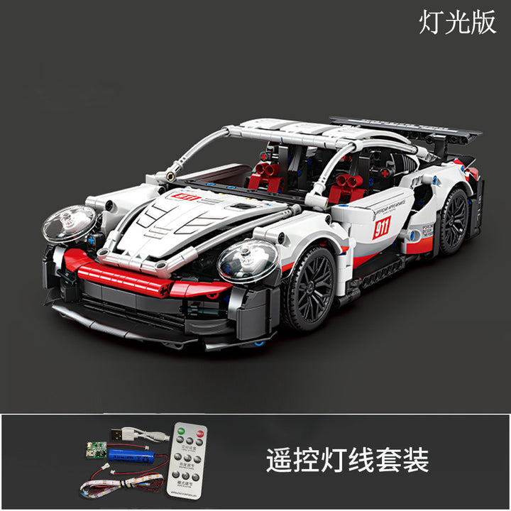 Apollo Sports Car Building Blocks Set – High-Difficulty Drift Racing Car Model Assembly Toy