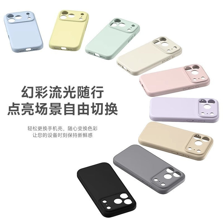 For iPhone17 Pro Max Liquid Silicone Phone CaseiPhone16 AI Shockproof