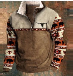 Spring Men's Long Sleeve Hoodie 3 d Casual Fashion Trendy