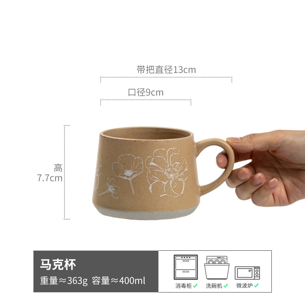 Cup Vintage Premium Design Mug Home Ceramic Cup Wholesale Coffee Cup Office Water Cup